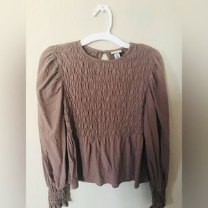 A new day grey-purple long sleeve shirt